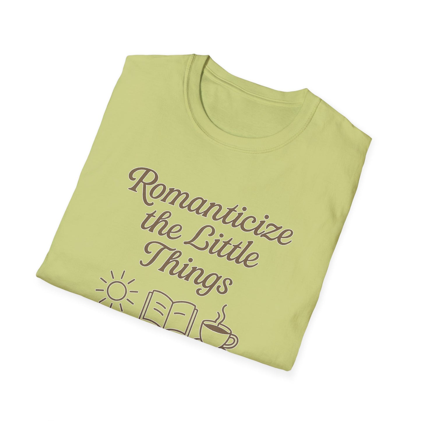 "Romanticize the Little Things" Softstyle Casual Tee-Shirt