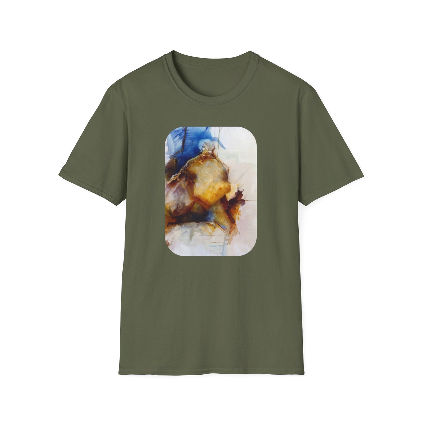 Creative 1960s-Era Authentic Painting Print Tee - "Allfather's Gambit"