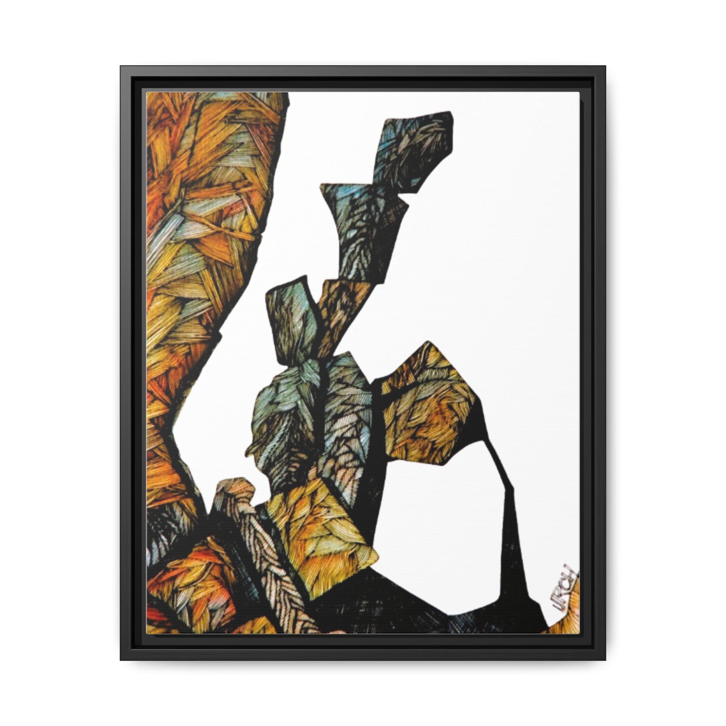 Creative 1960s Authentic Artwork - "Balance"