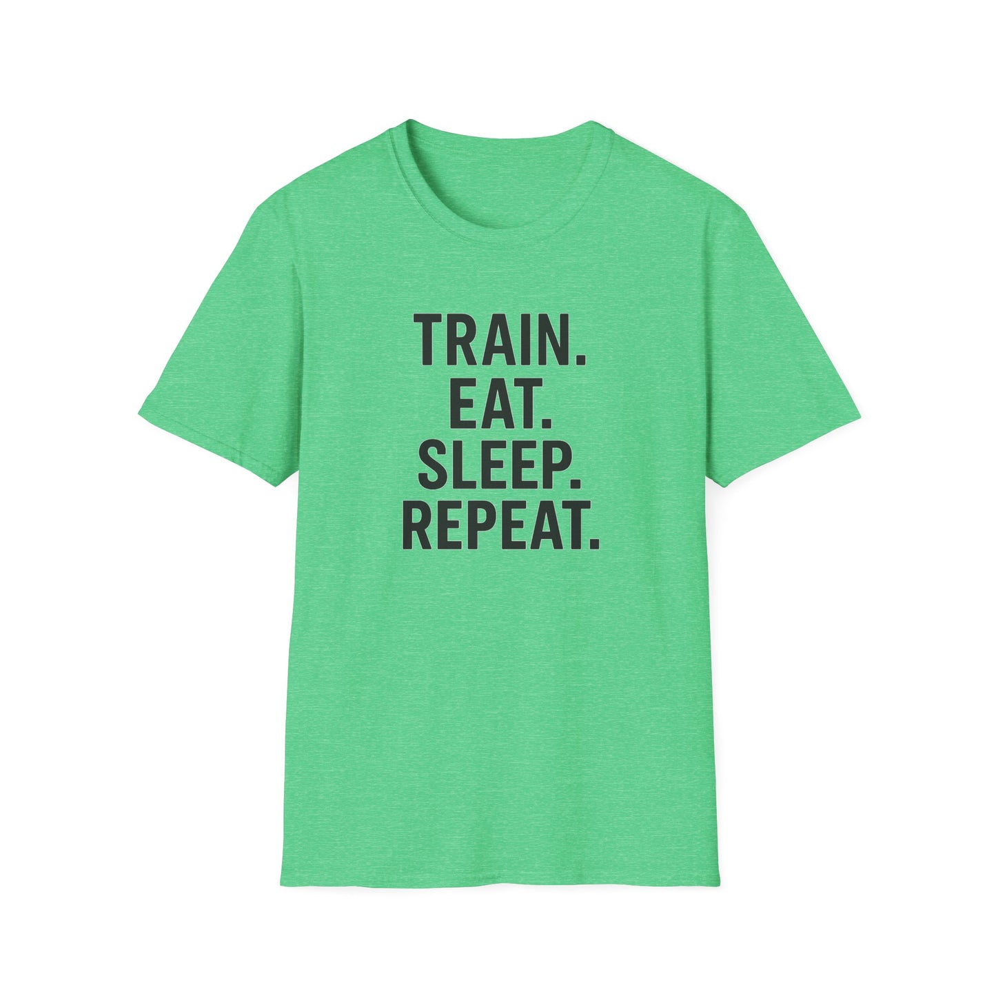 Grit Forge Athletics - Train Eat Sleep Repeat Motivational Fitness Tee-Shirt