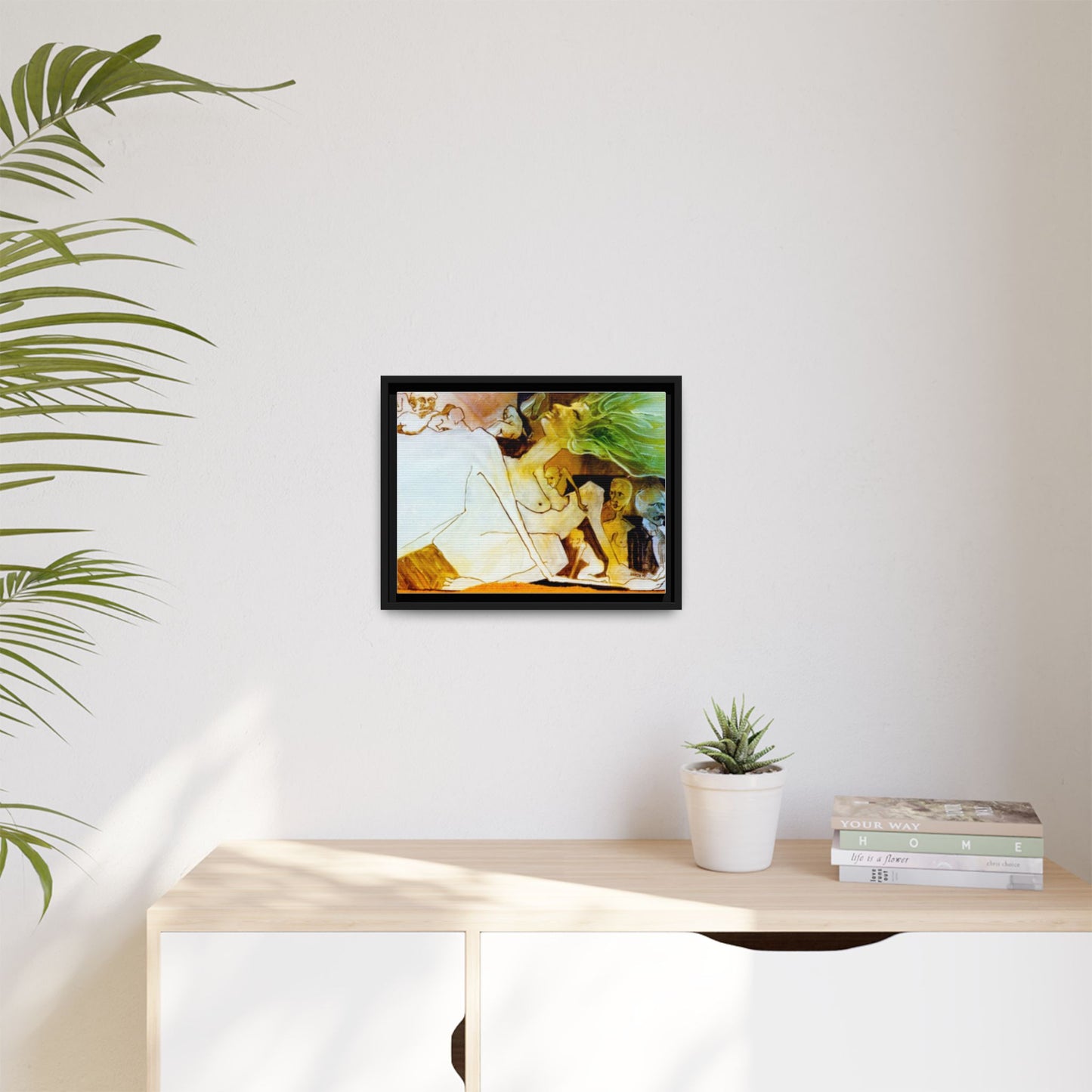 Authentic 1960s Painting - "Hedonism" Print