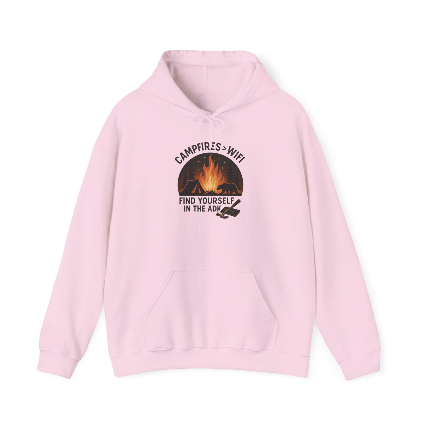 Campfire Vibes Hoodie Graphic Heavy Blend Sweatshirt