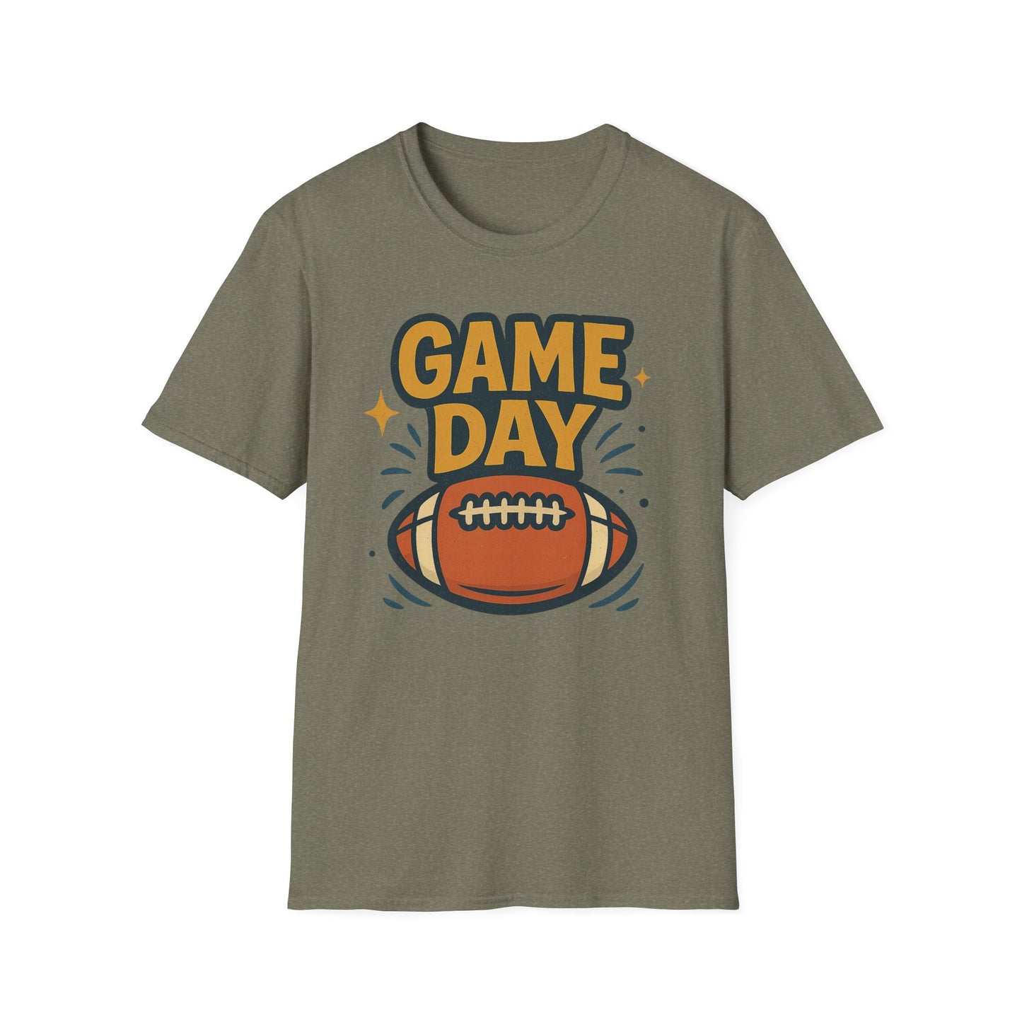 Football Game Day Softstyle T-Shirt for Him or Her