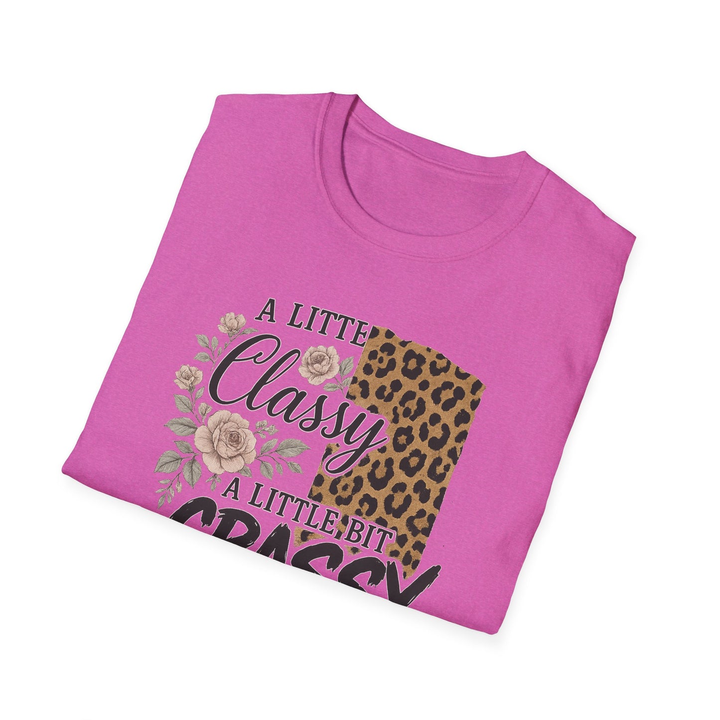 "A Little Classy, A Little Bit Crassy" Women's Casual Tee-Shirt