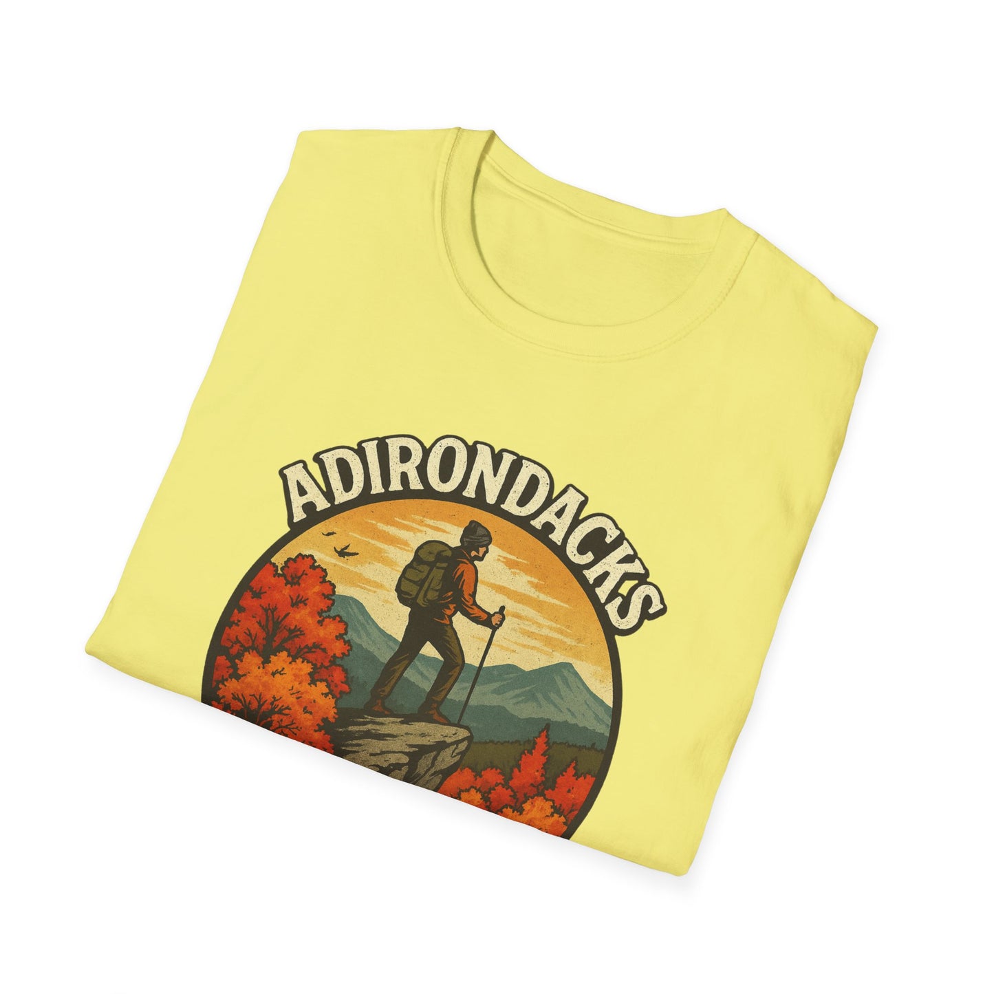 Adirondack Adventure Softstyle Hiking Tee - "Eagle Eyed & Mountain High"