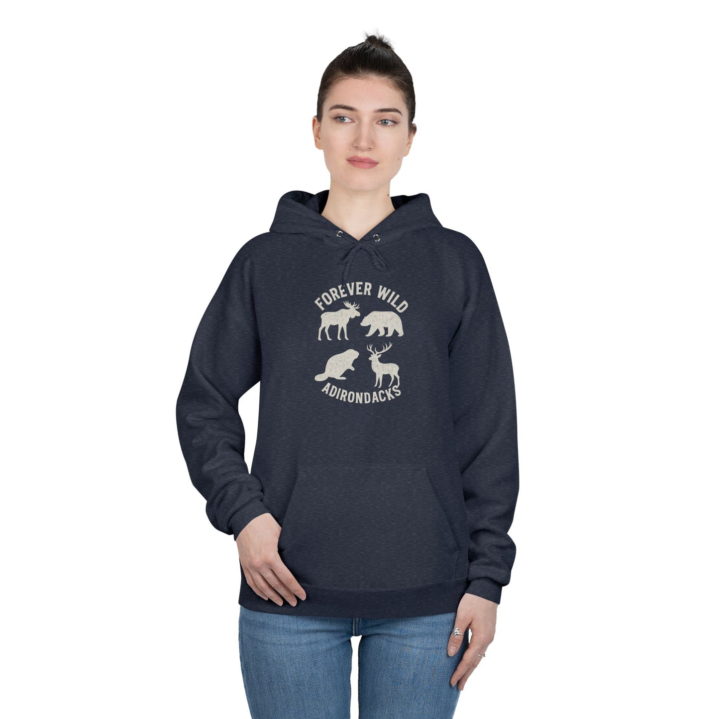 Cozy Adirondack Hoodie - "Forever Wild"