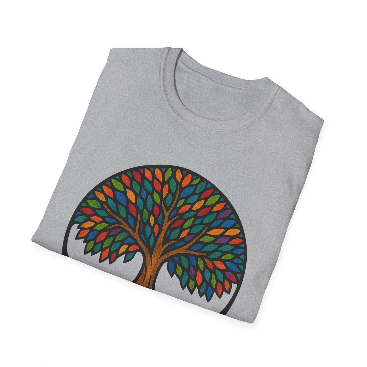 Yggdrasil, Tree of Life Softstyle Casual Tee-Shirt