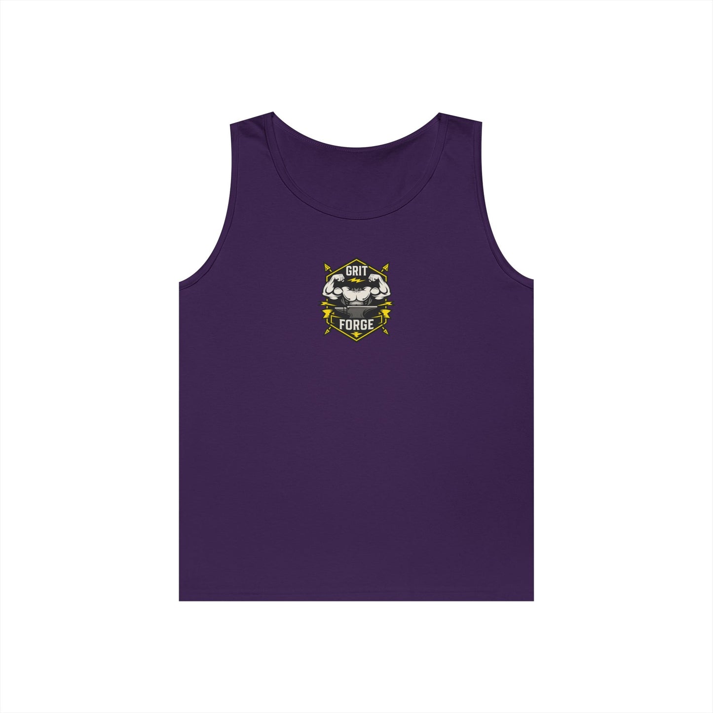 Grit Forge Athletics - Beast Mode Heavy Cotton Tank Top for Gym Lovers
