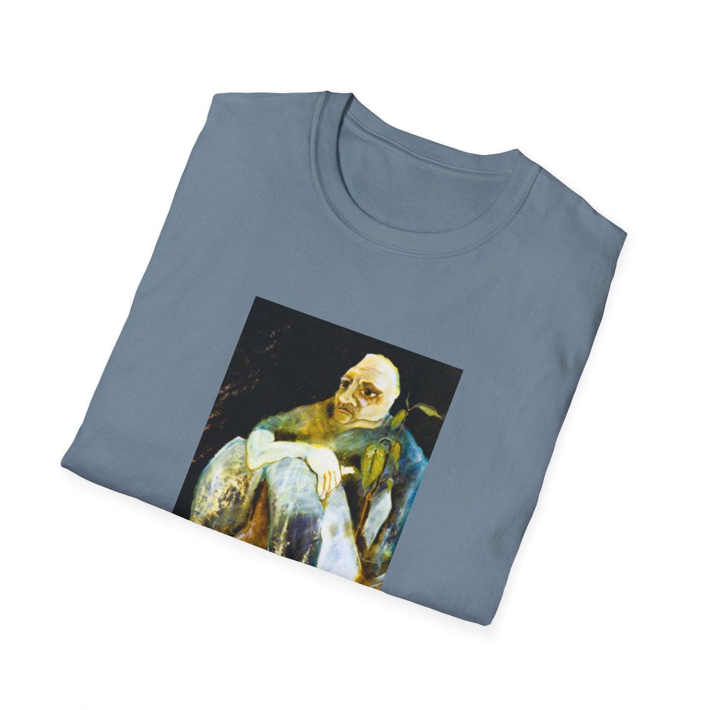 Retro 1960s-Era Authentic Art Tee-Shirt - "Contemplating Shrubbery"