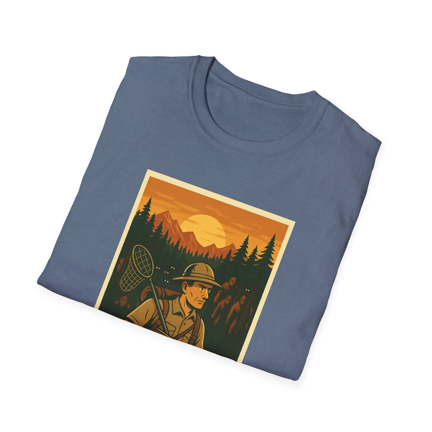 Bigfoot Hunter - "Not a Damn Trace of 'Em" Tee Shirt