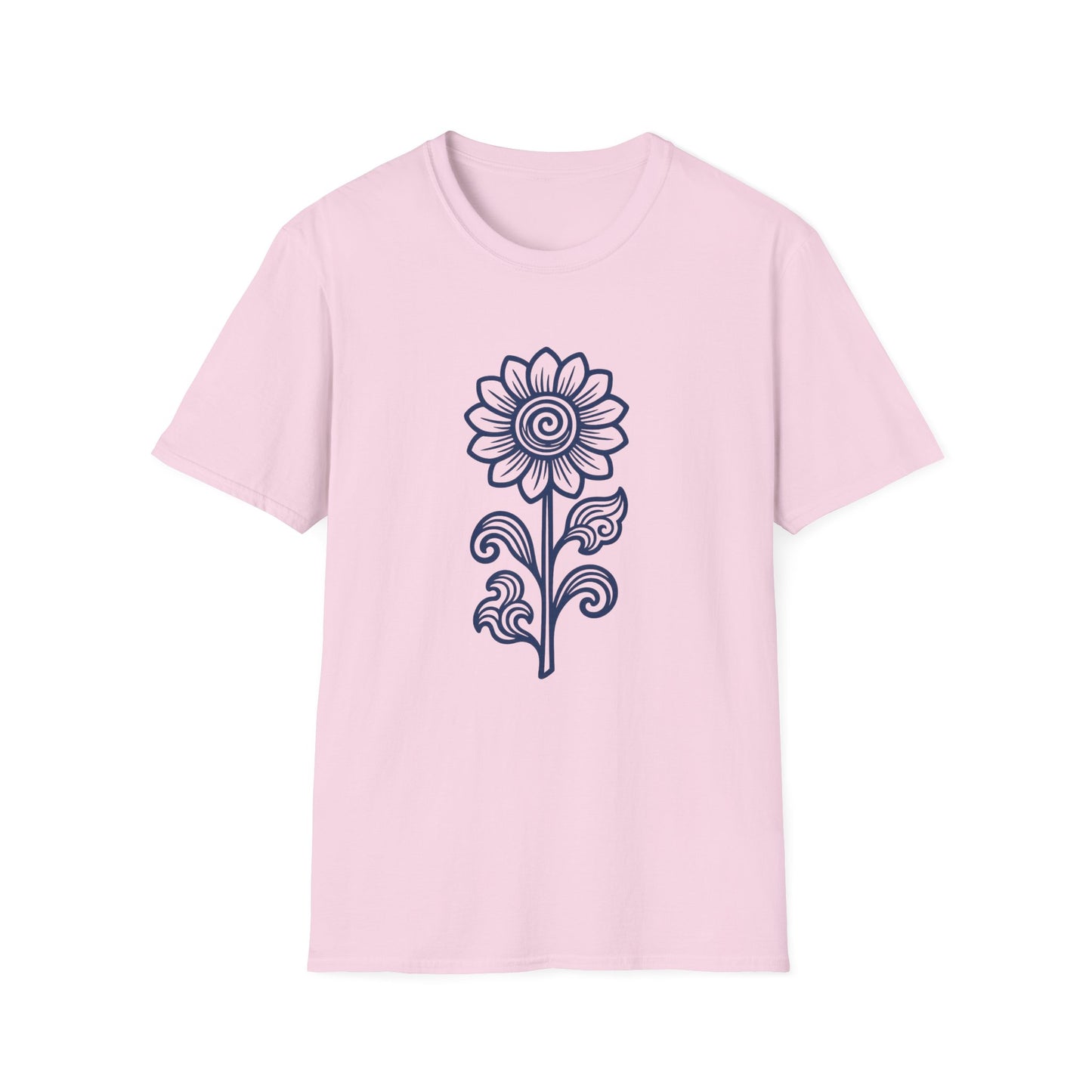 Flower Power Softstyle Casual T-Shirt