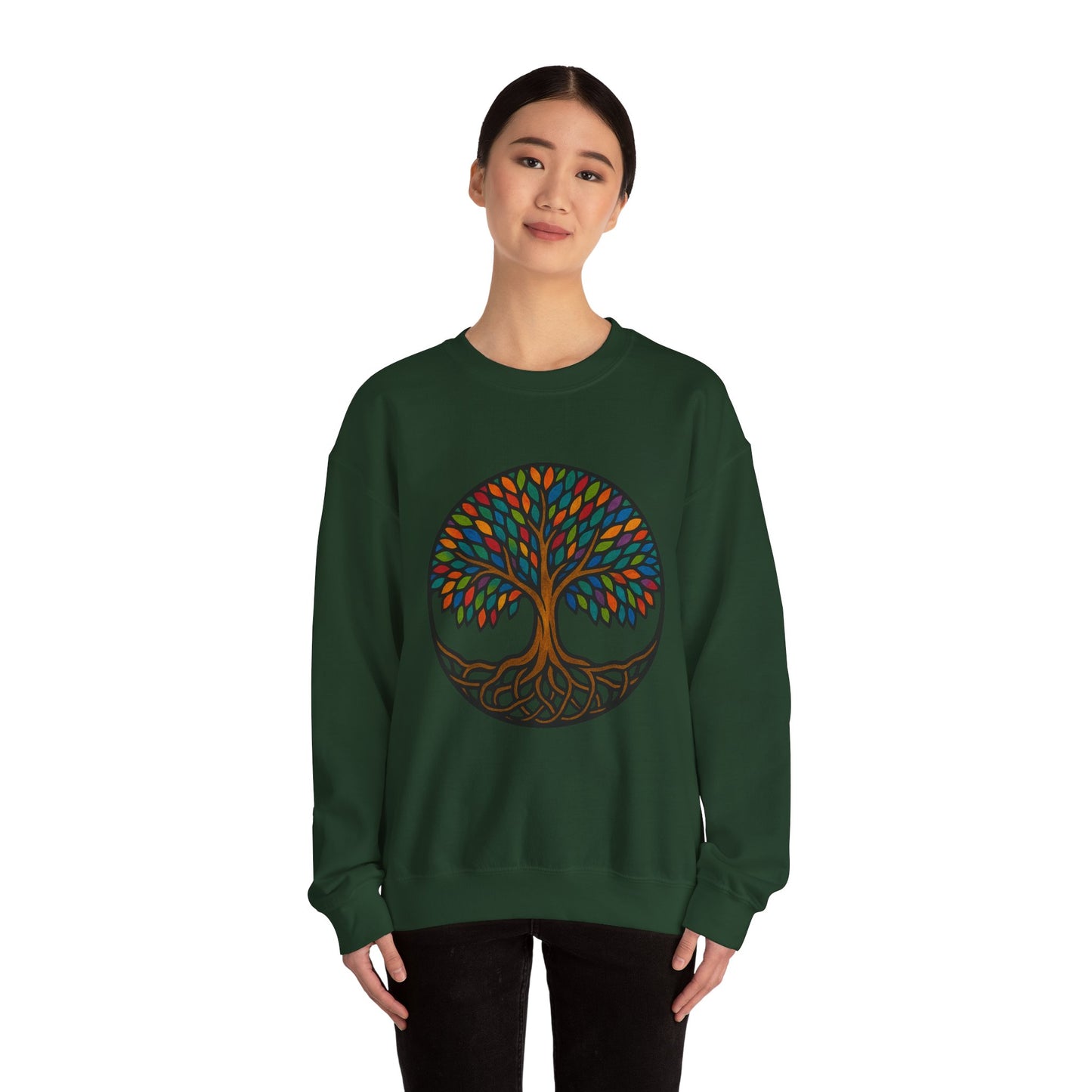 Tree of Life, Yggdrasil, Cozy Crewneck Sweatshirt