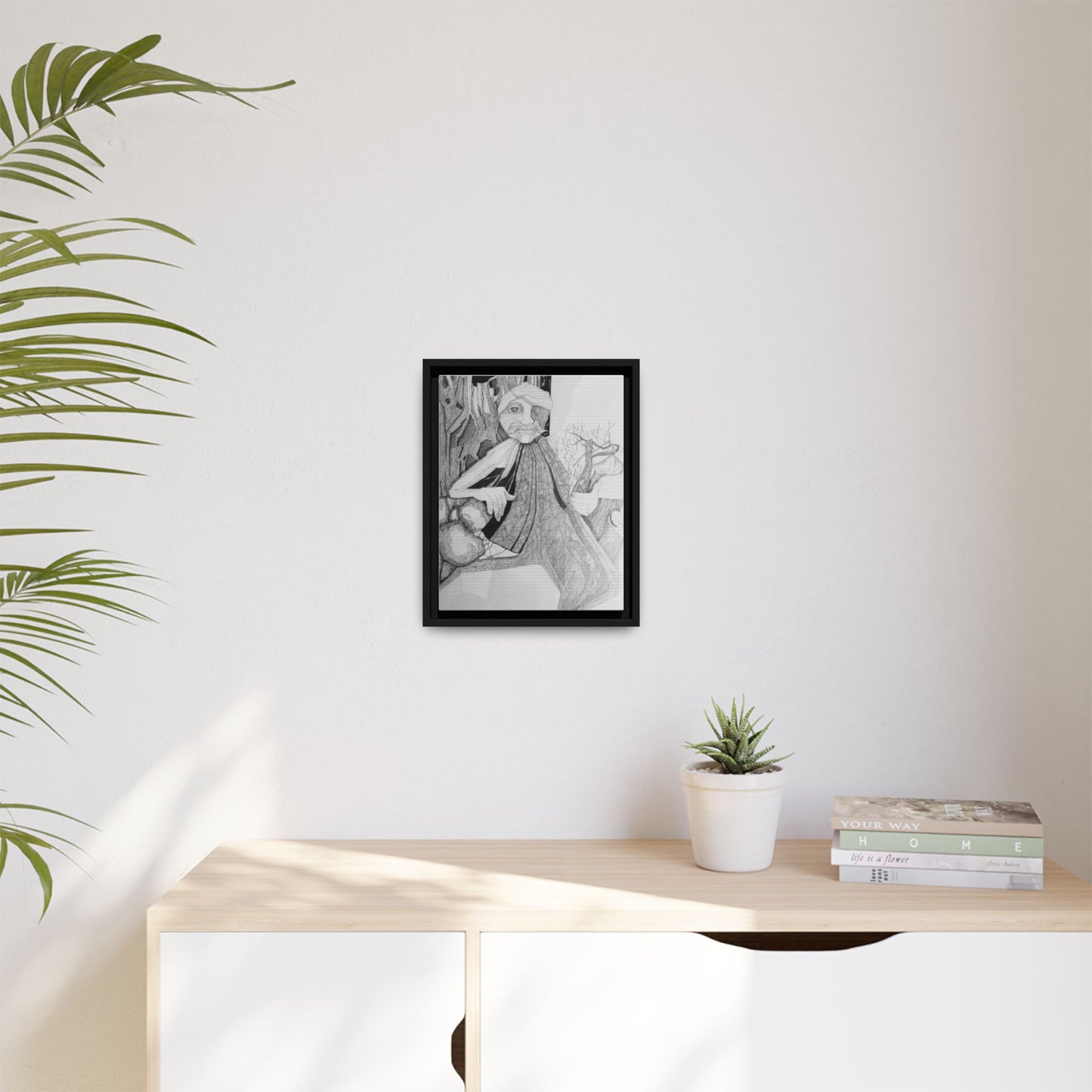 Authentic 1960s Creative Pen and Ink Artwork - "Entmoot"