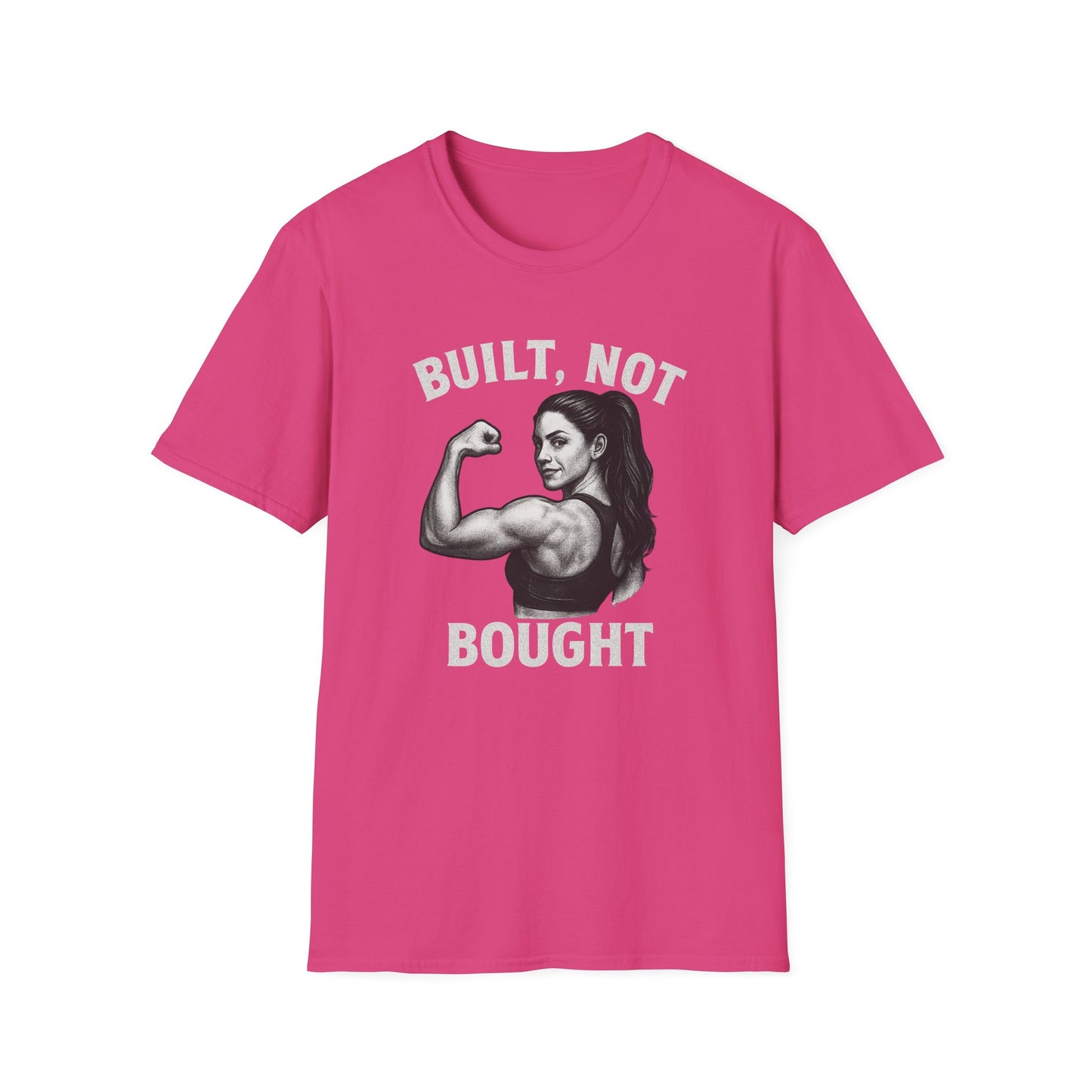Grit Forge Athletics - "Built, Not Bought" Inspirational Women's T-Shirt