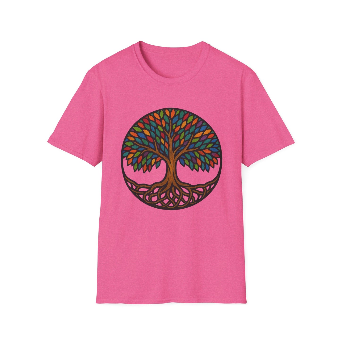 Yggdrasil, Tree of Life Softstyle Casual Tee-Shirt