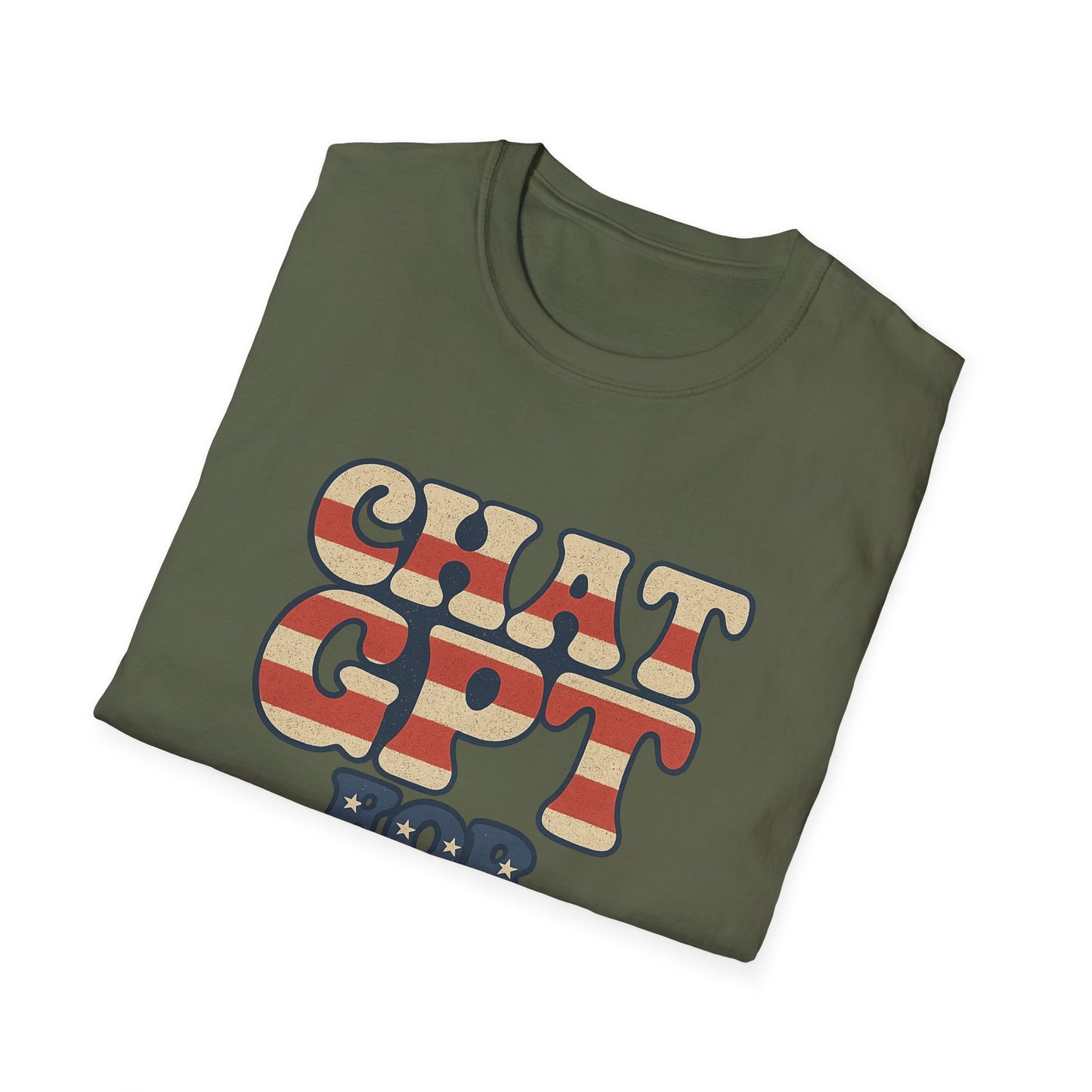 "Chat GPT for President" Softstyle Casual Tee-Shirt