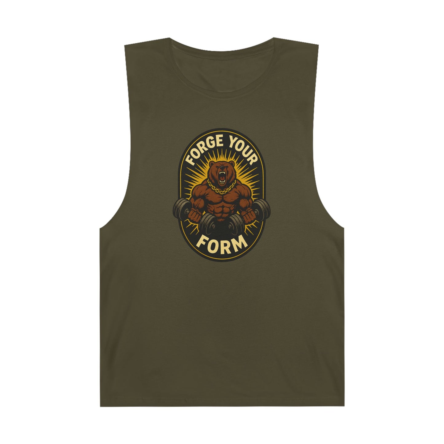 Grit Forge Athletics - "Forge Your Form" Weightlifting Tank Top