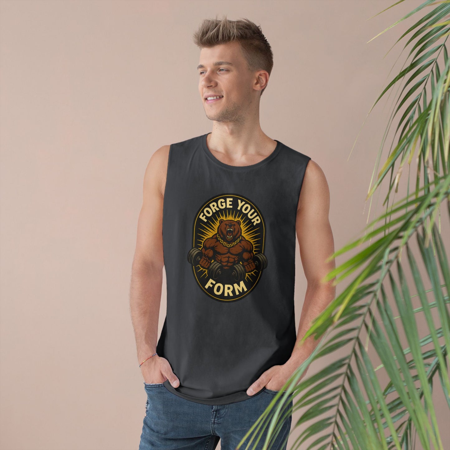 Grit Forge Athletics - "Forge Your Form" Weightlifting Tank Top