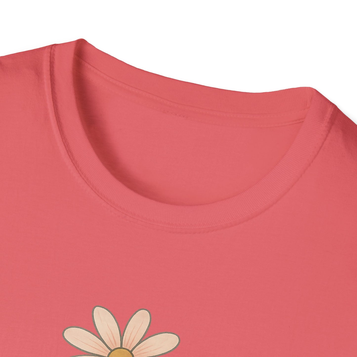 Breathe Floral Relaxed Fit Inspirational Tee-Shirt