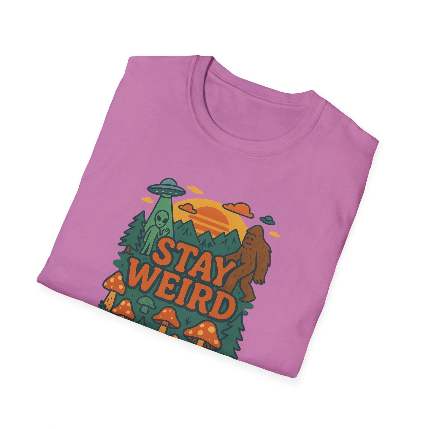 "Stay Weird" Softstyle Casual Tee Shirt