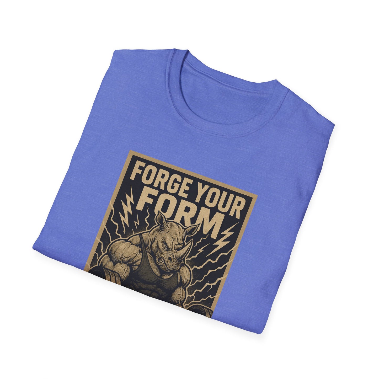 Grit Forge Athletics - "Forge Your Form" Weight Lifting Tee