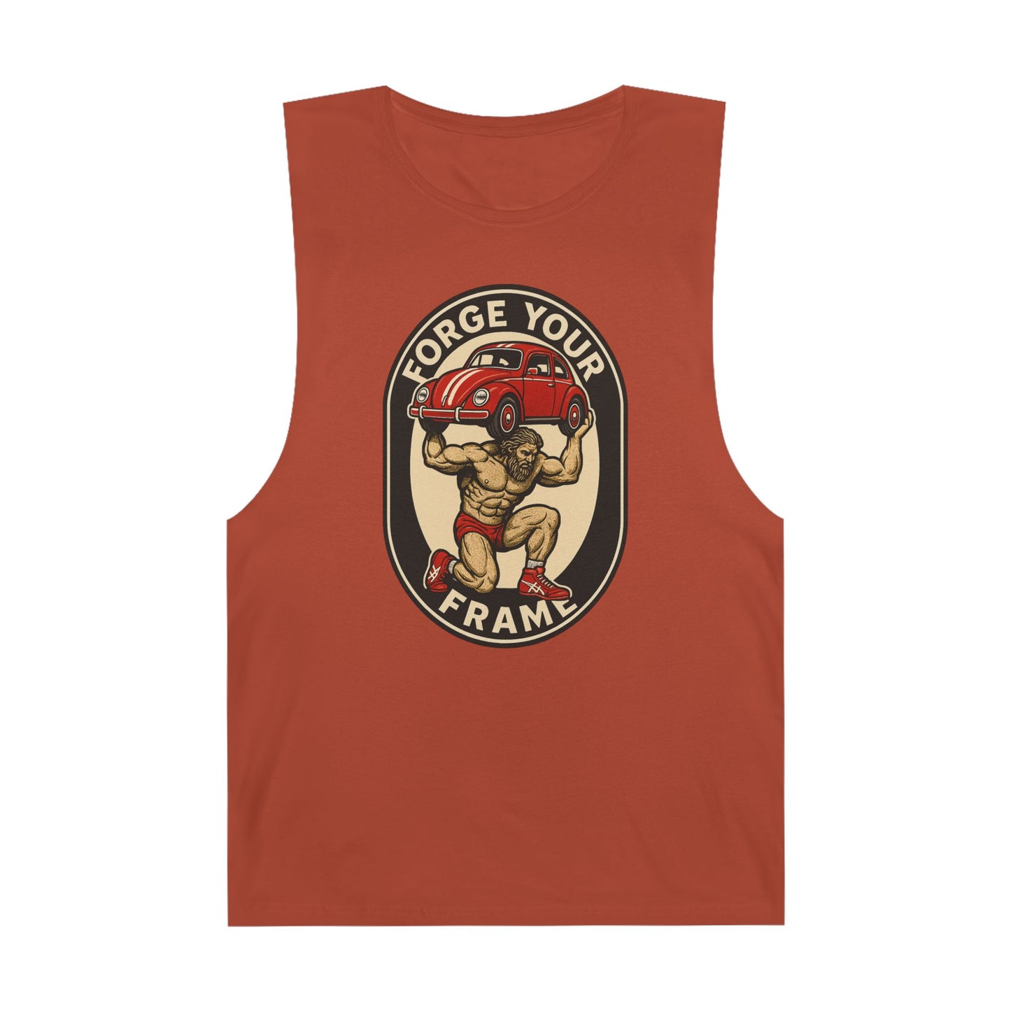 Grit Forge Athletics - "Forge Your Frame" Graphic Weightlifting Tank Top