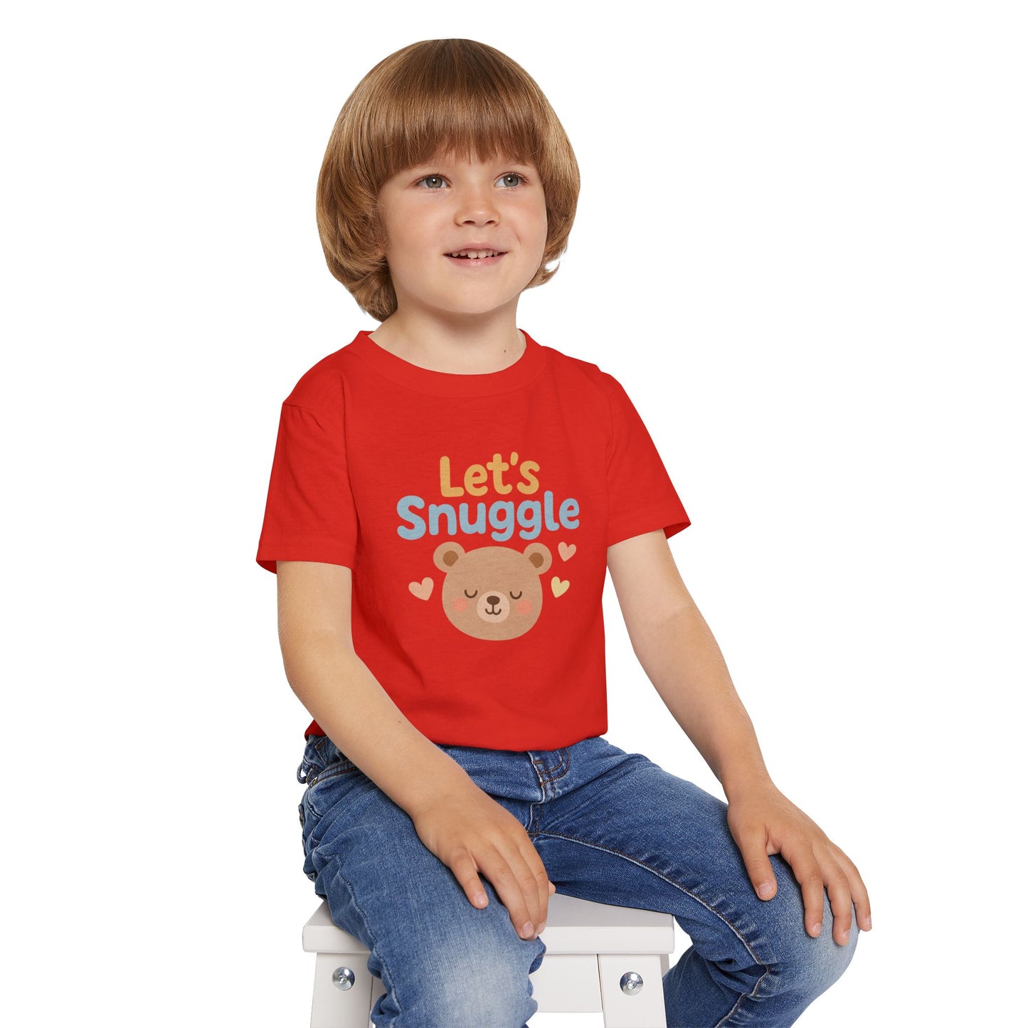 TODDLER's Cute "Let's Snuggle" Cozy Tee-Shirt