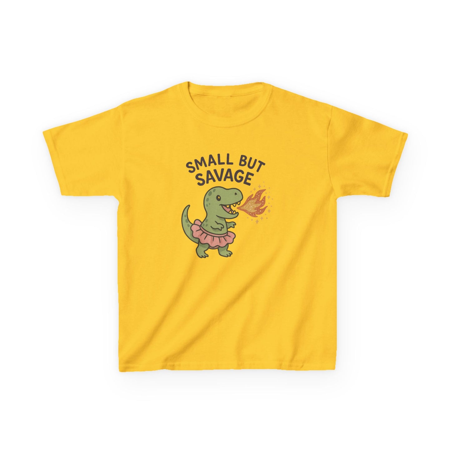 KIDS' "Small But Savage" Dinosaur Tee