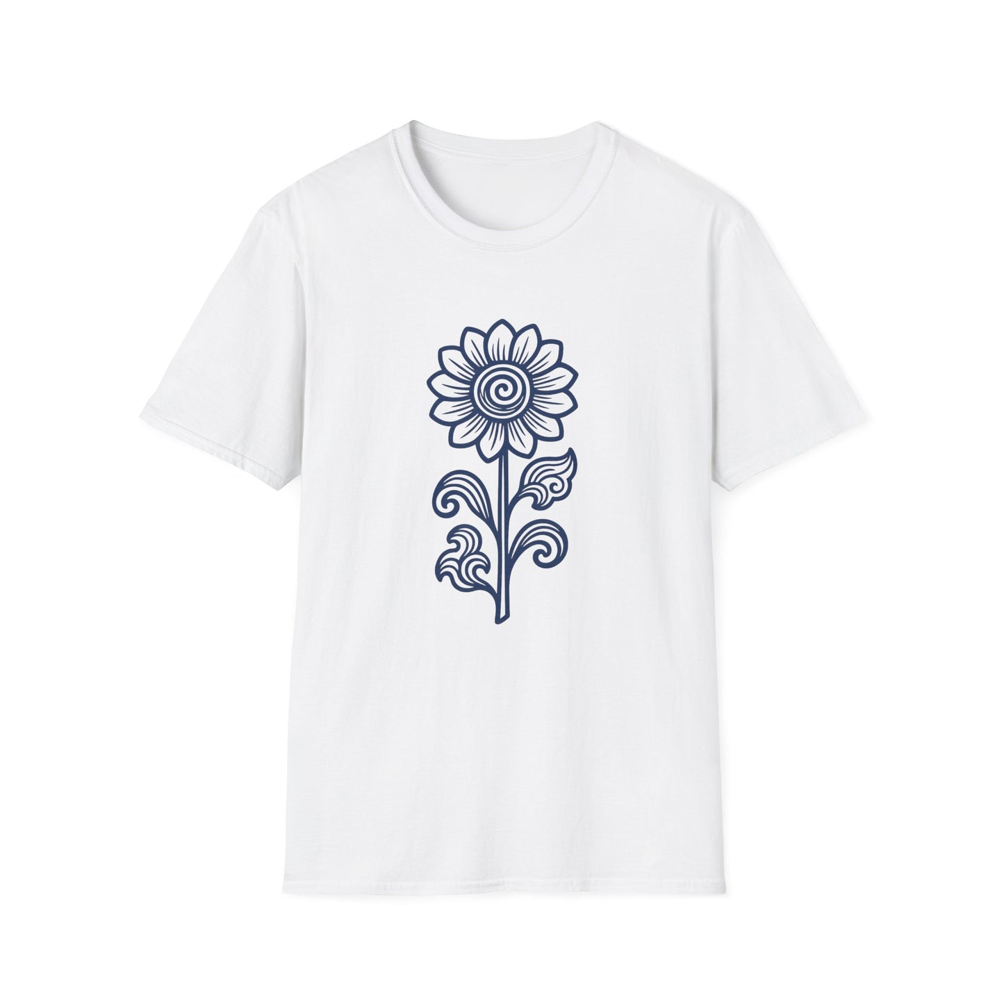 Flower Power Softstyle Casual T-Shirt