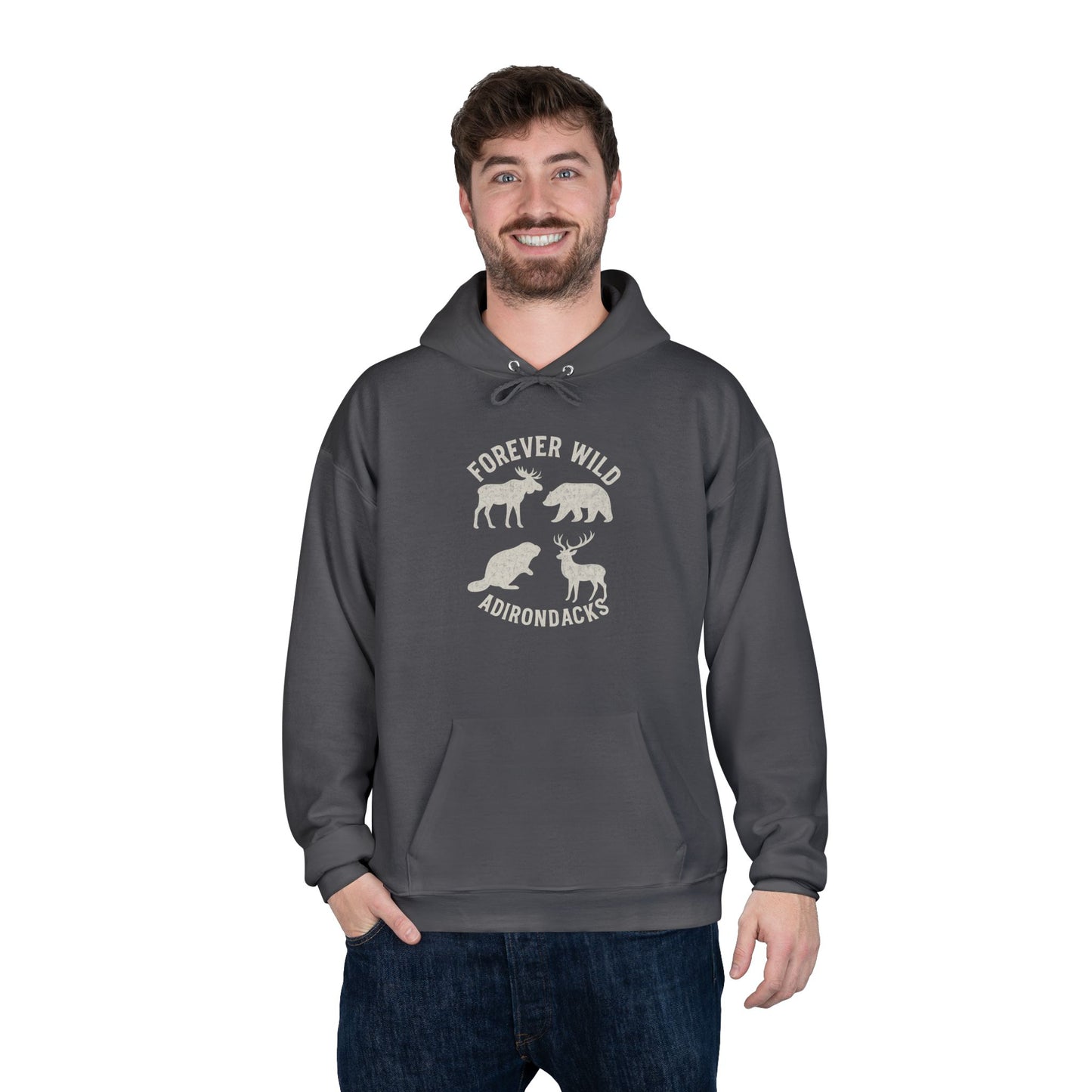 Cozy Adirondack Hoodie - "Forever Wild"