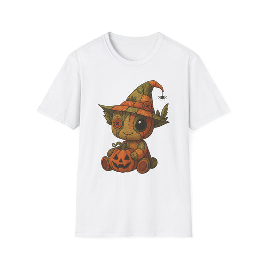 Baby Cartoon Superhero Patchwork Halloween Tee-Shirt