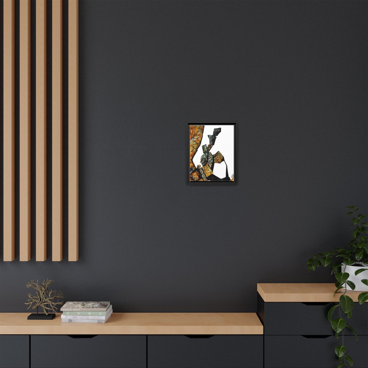 Creative 1960s Authentic Artwork - "Balance"