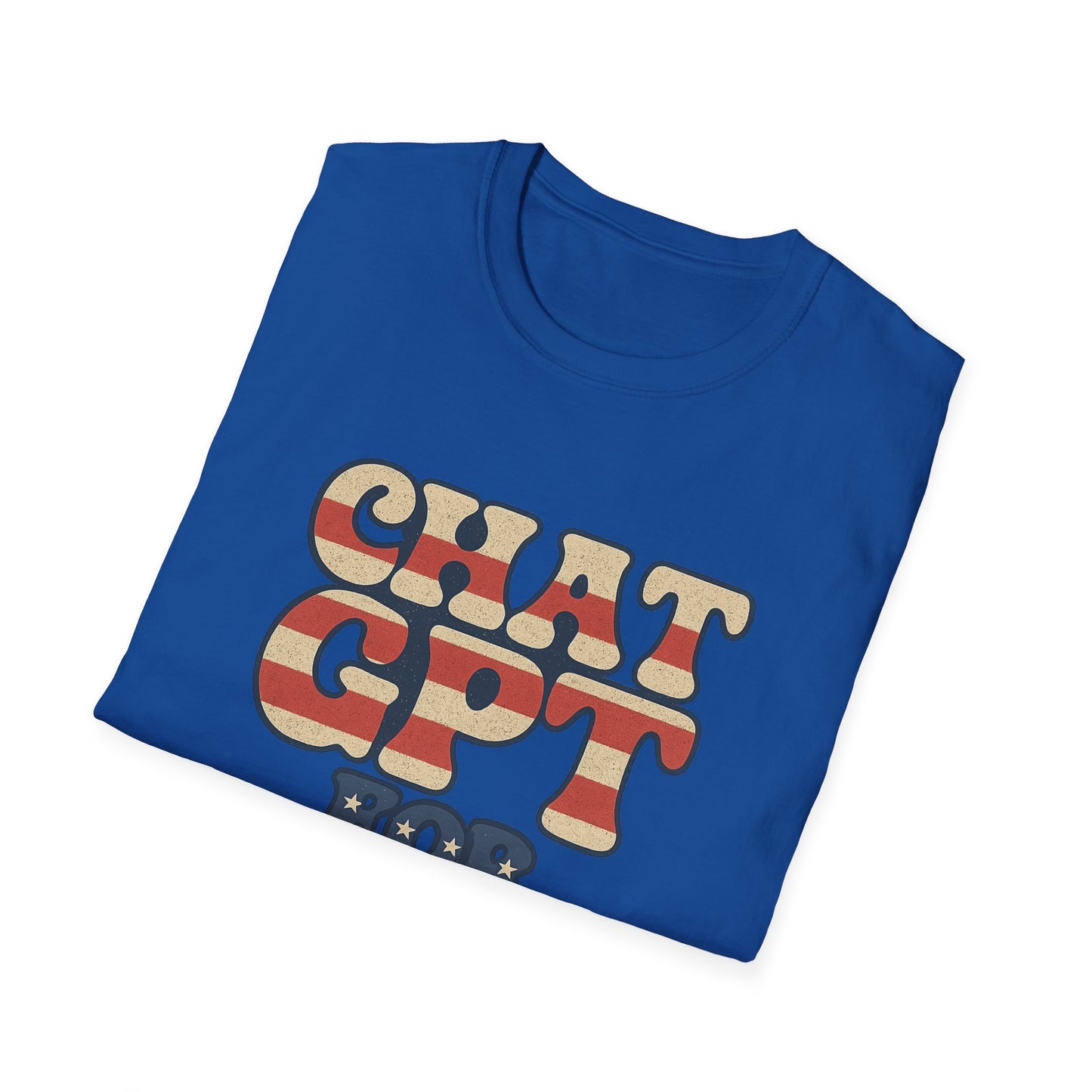 "Chat GPT for President" Softstyle Casual Tee-Shirt