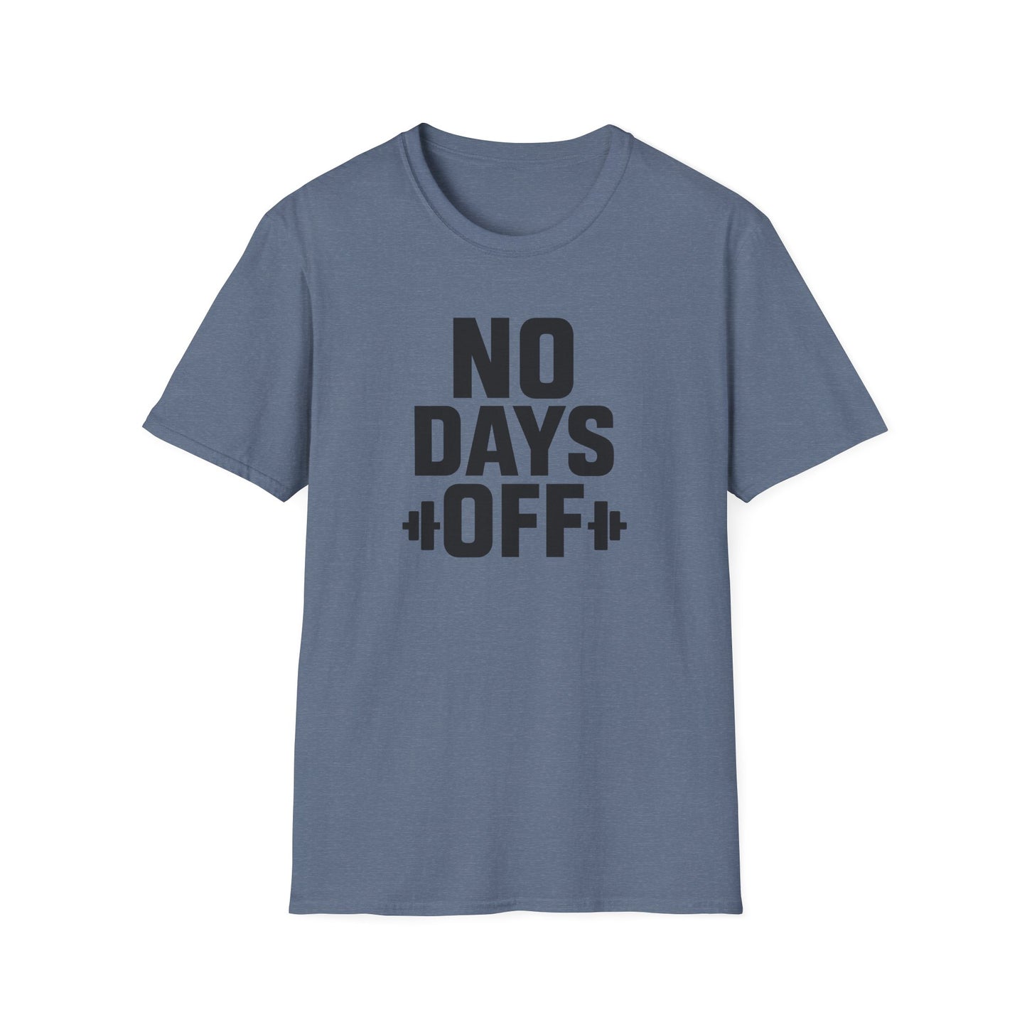 Grit Forge Athletics - "No Days Off" Motivational Fitness T-Shirt