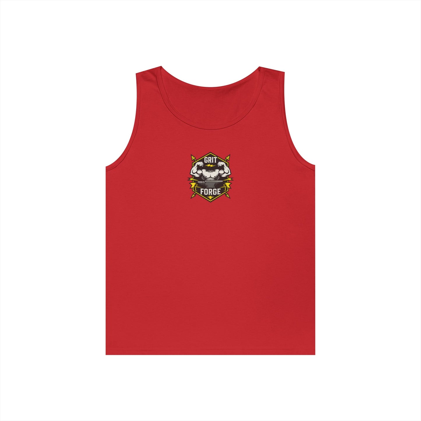 Grit Forge Athletics - Beast Mode Heavy Cotton Tank Top for Gym Lovers