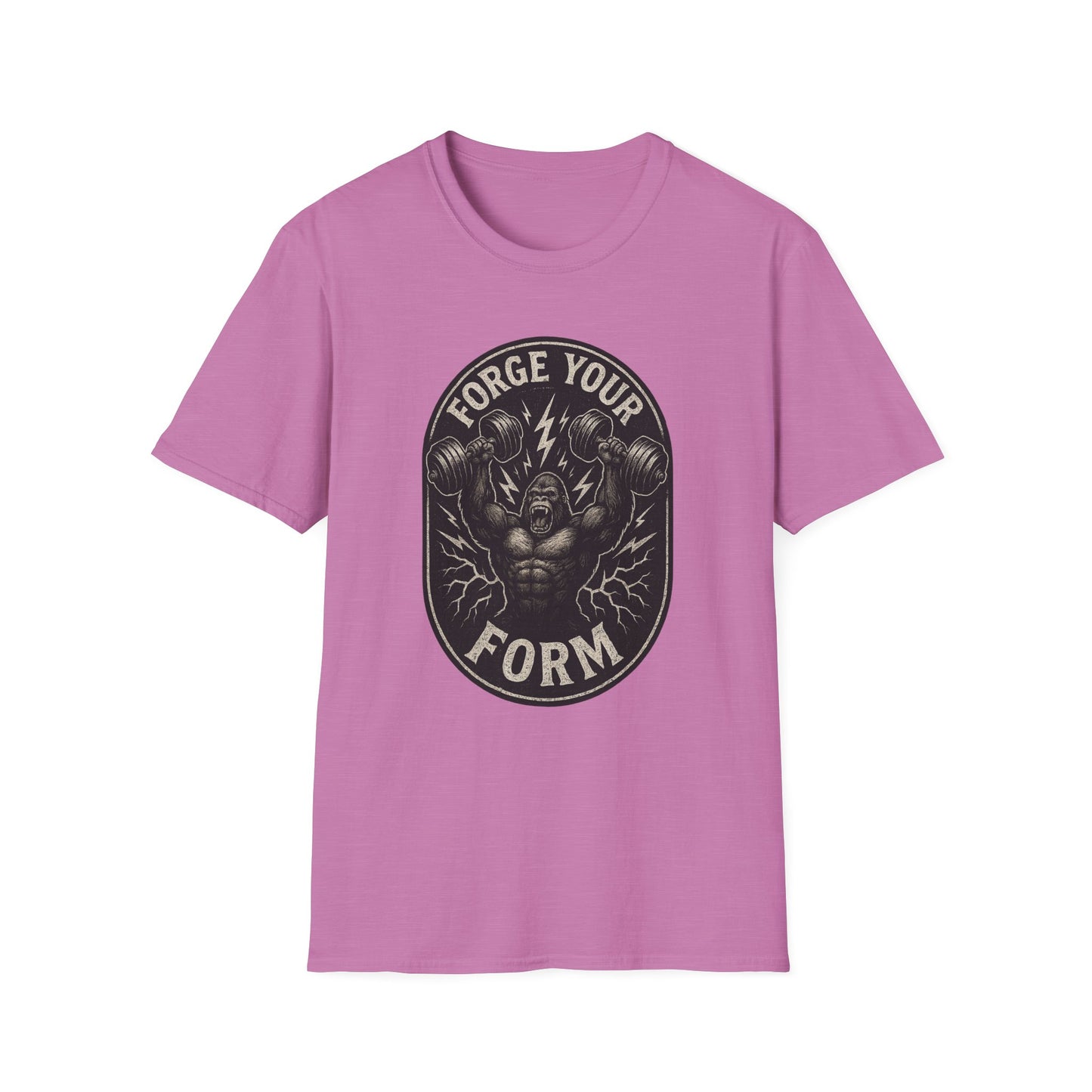 Grit Forge Athletics - "Forge Your Form" Weight Lifting Tee