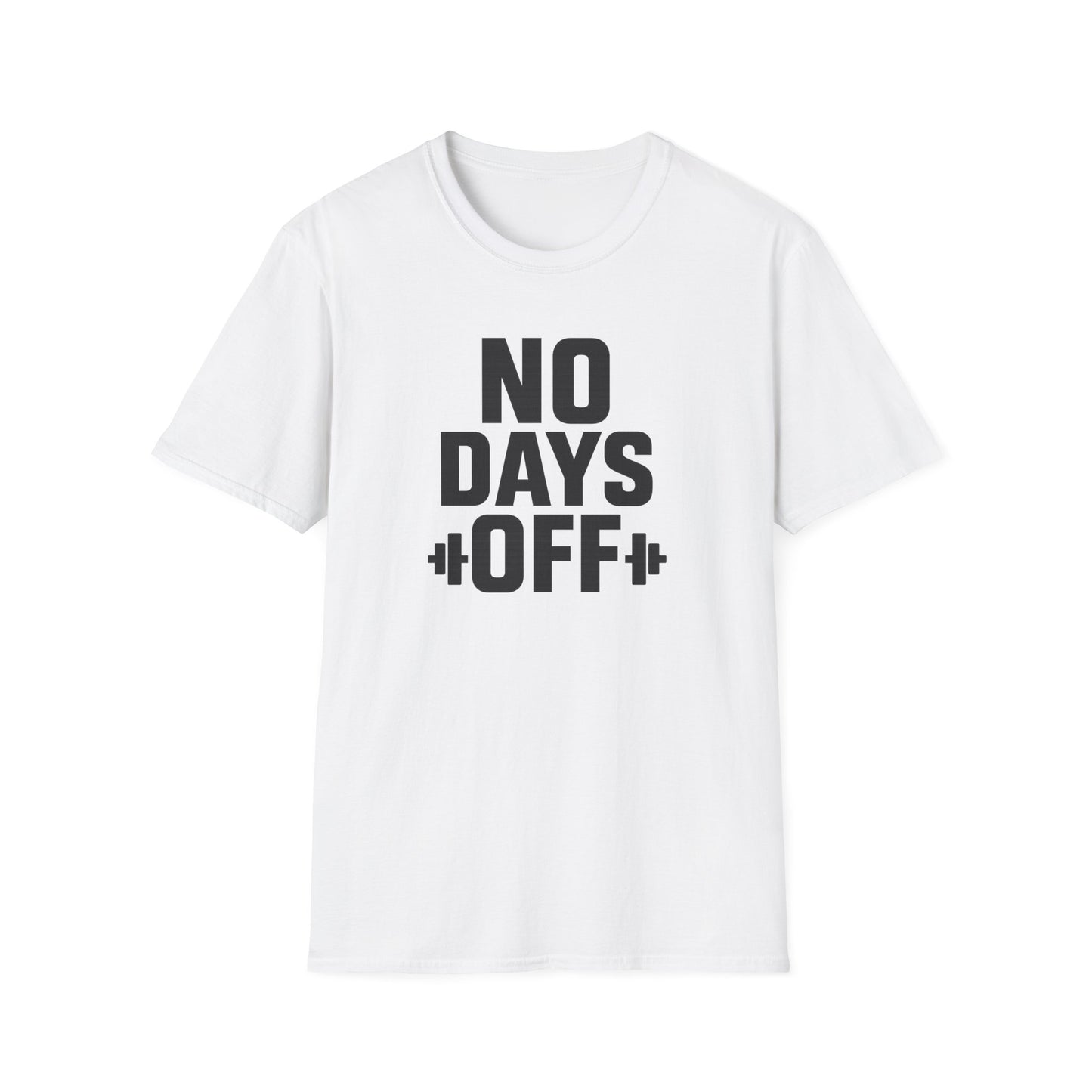 Grit Forge Athletics - "No Days Off" Motivational Fitness T-Shirt