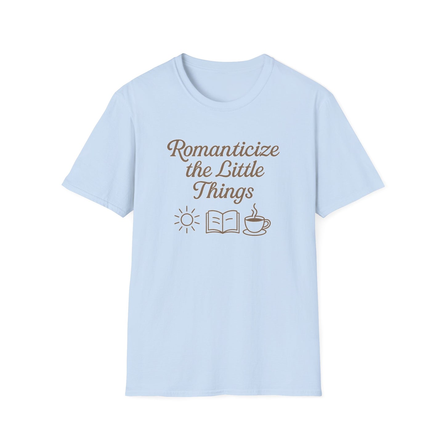 "Romanticize the Little Things" Softstyle Casual Tee-Shirt