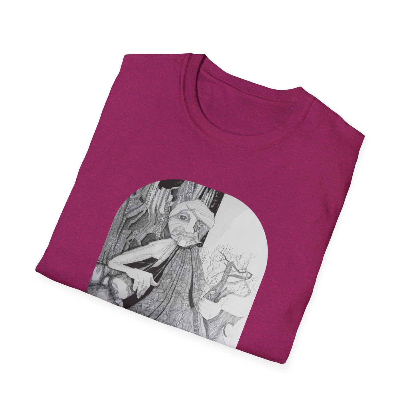 One with the Woods 1960s Pen & Ink Authentic Artwork - "Entmoot"