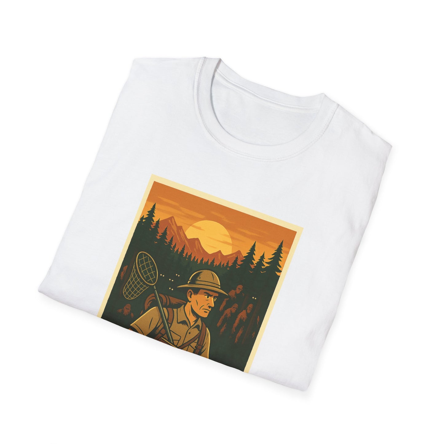 Bigfoot Hunter - "Not a Damn Trace of 'Em" Tee Shirt