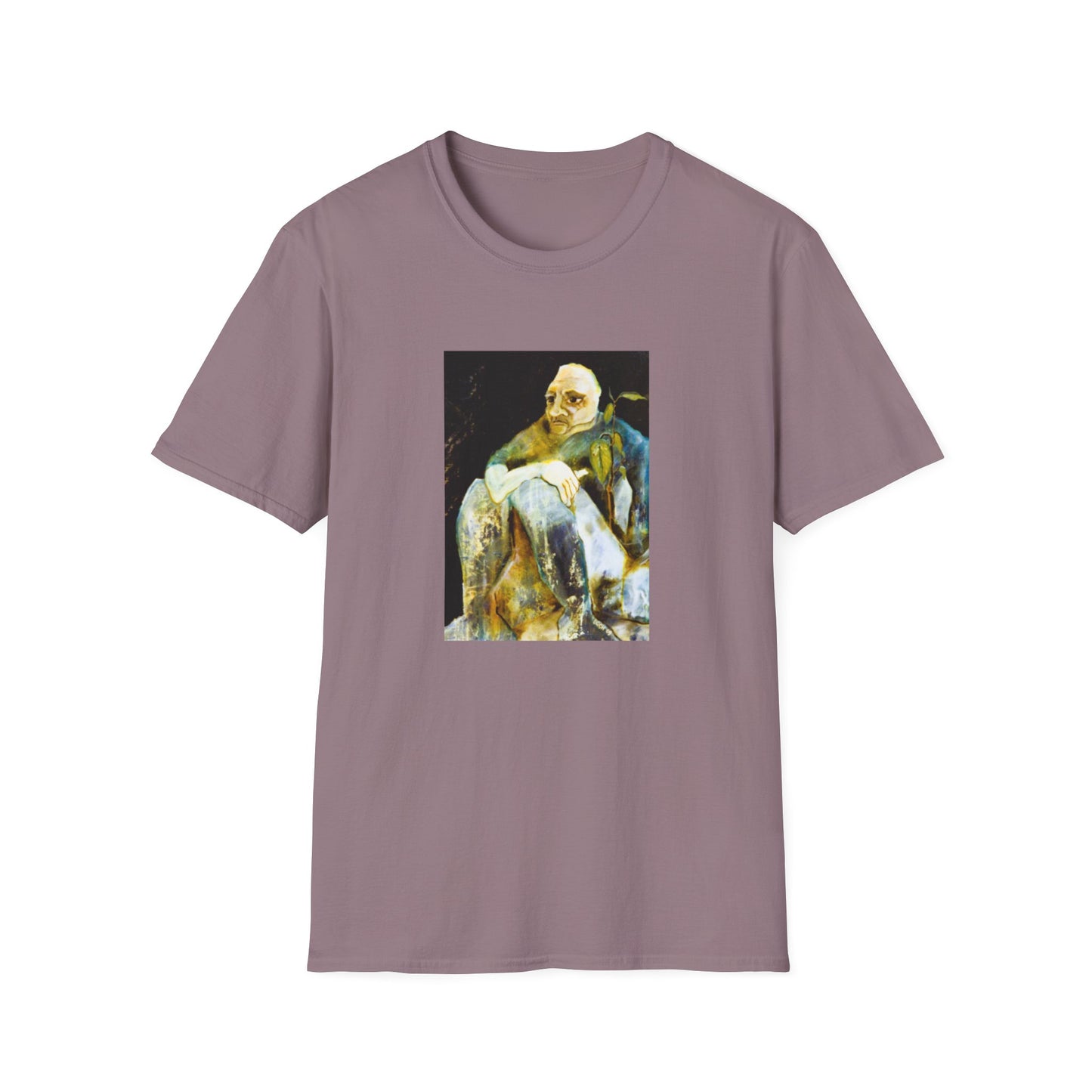 Retro 1960s-Era Authentic Art Tee-Shirt - "Contemplating Shrubbery"