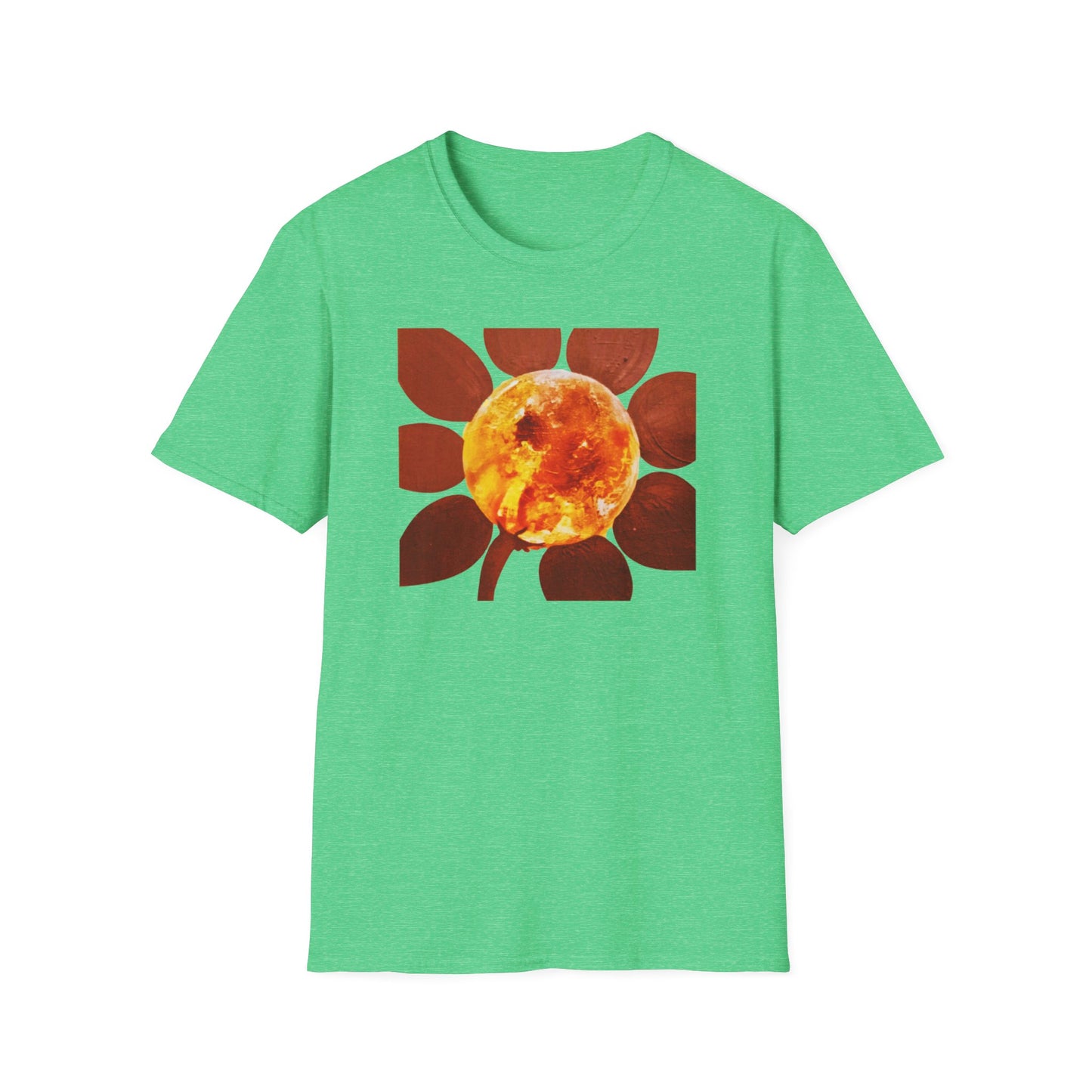 Sunflower-Inspired 1960s Authentic Artistry - "Sol, Cradle of Life"