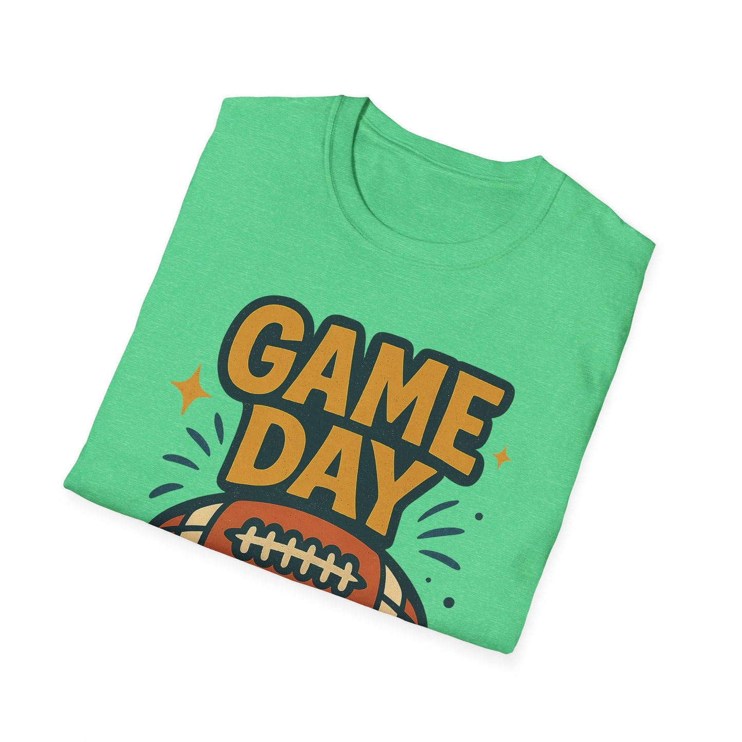 Football Game Day Softstyle T-Shirt for Him or Her