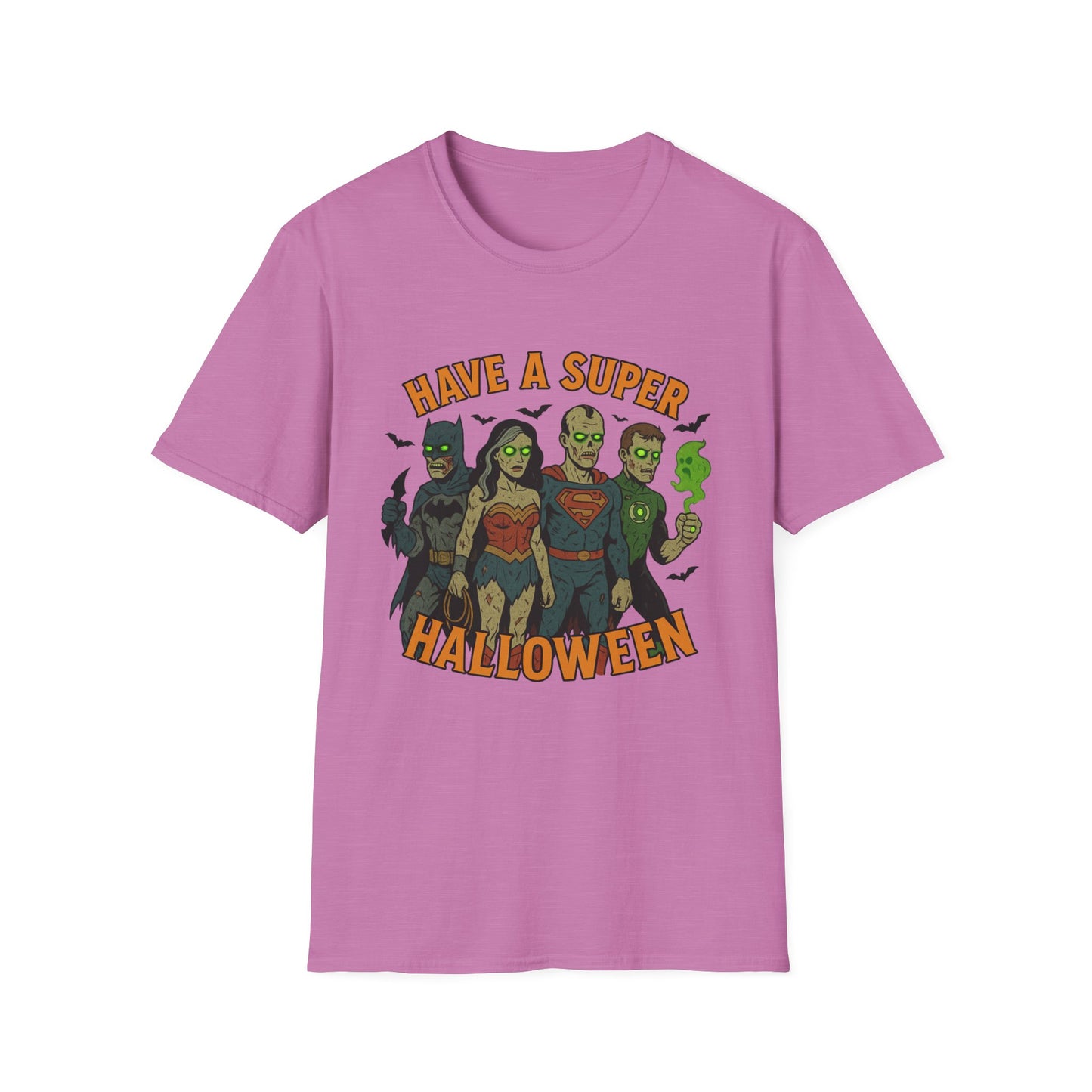 Halloween Superhero Graphic Zombie Tee-Shirt
