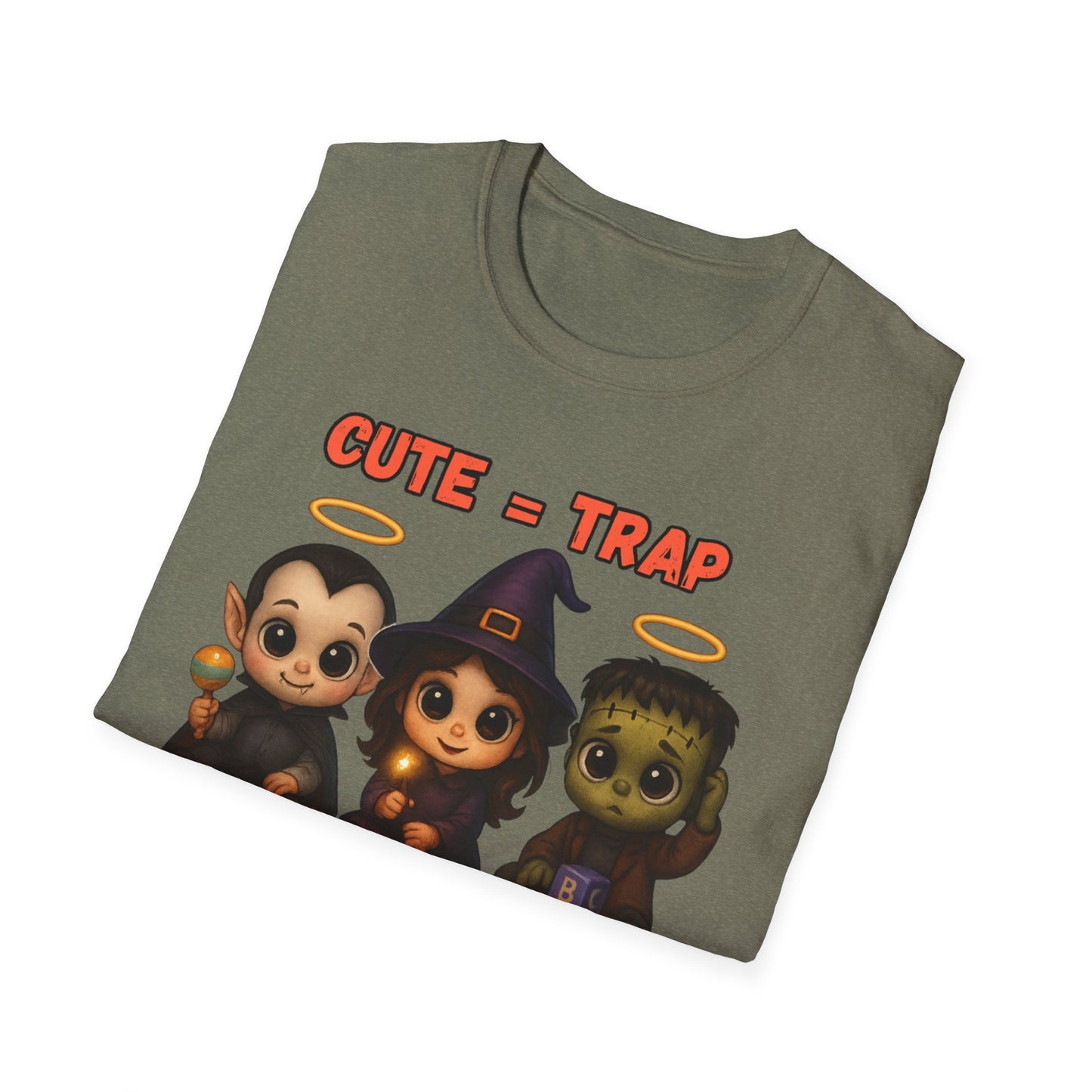 Cute Halloween Baby Monster Softstyle Tee-Shirt