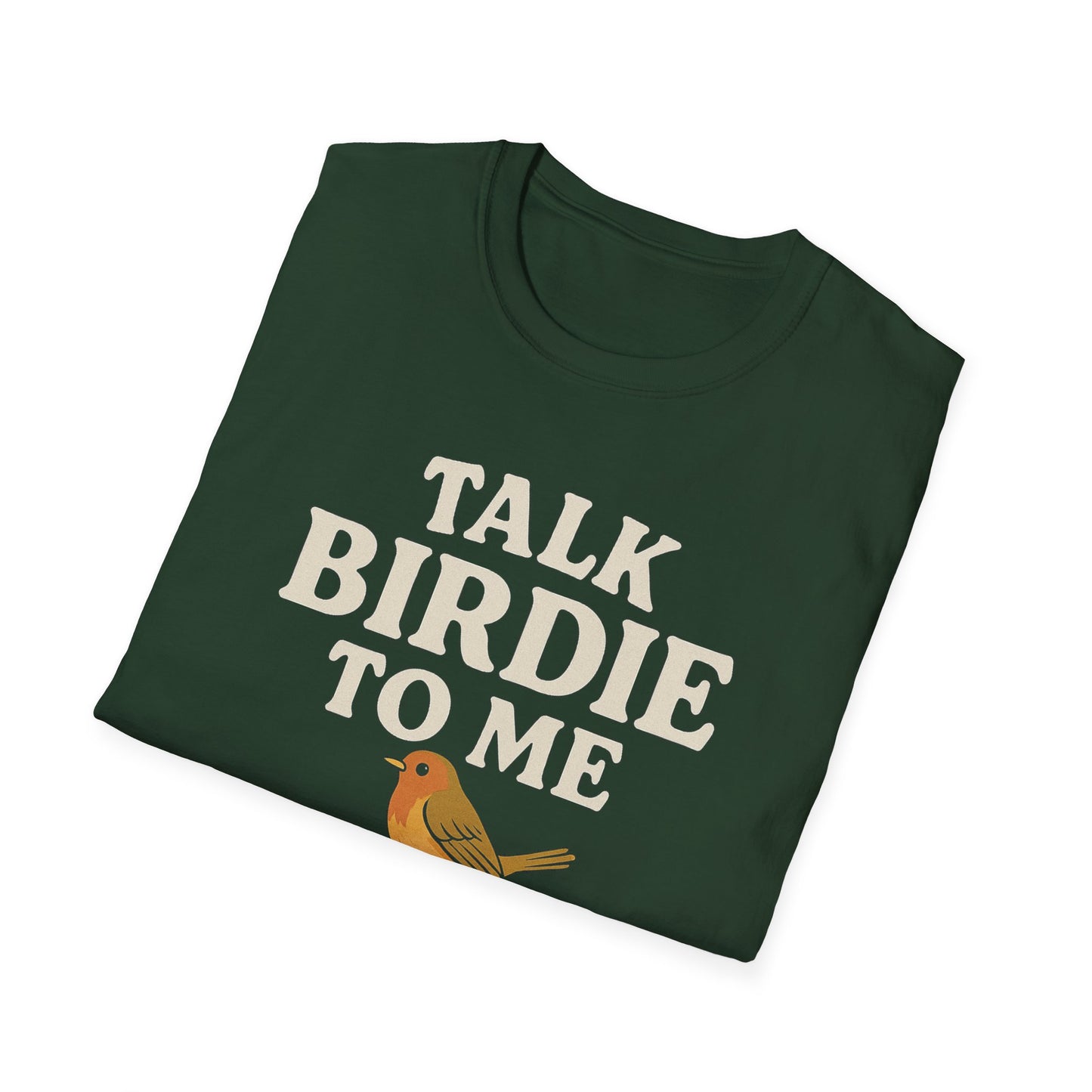 "Talk Birdie to Me" Softstyle Golf Tee