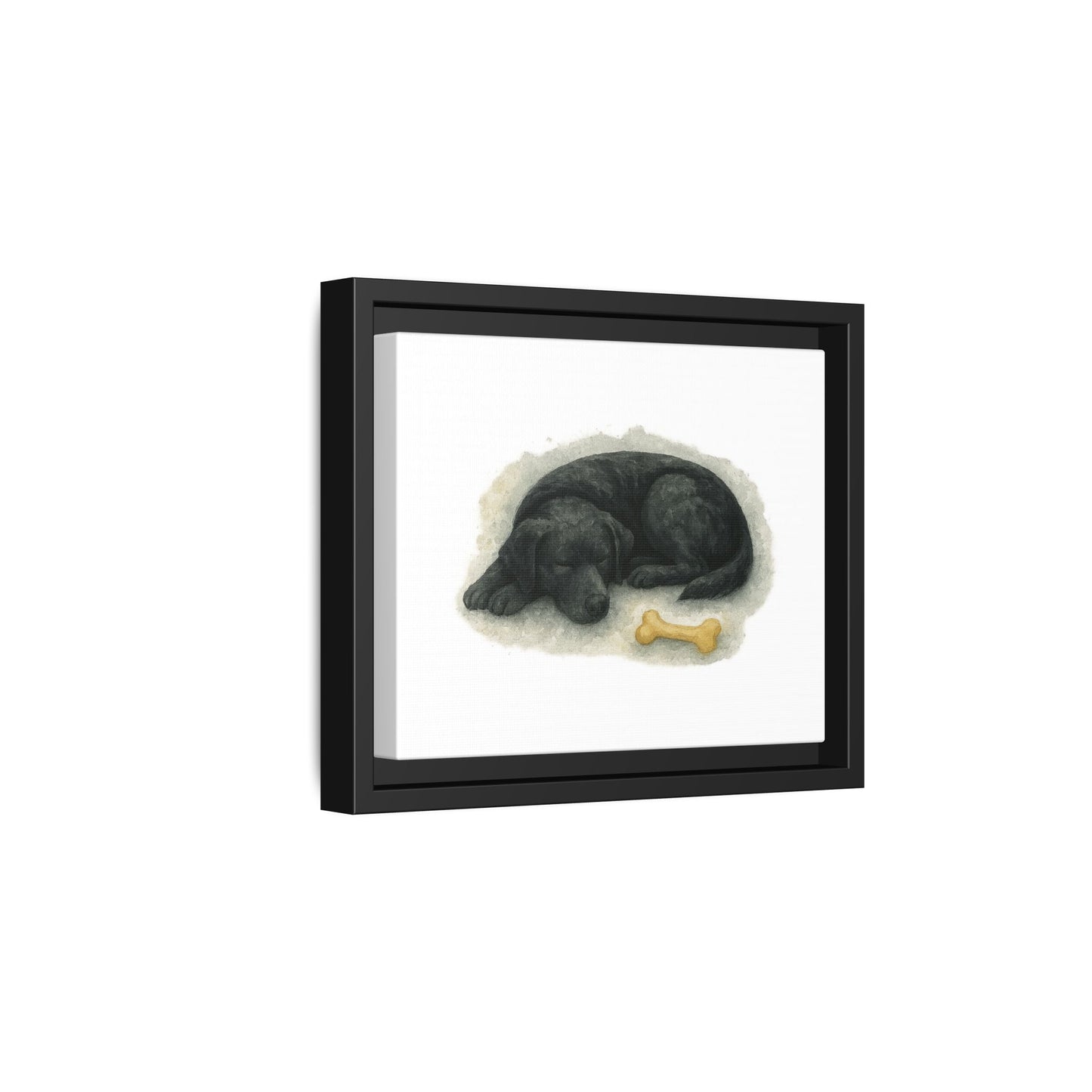 Dog Lover's Framed Art, Cozy Pet Decor, Home Wall Art, Black Lab, Labrador, Lab, Dog Mom Gift, Animal Lover's Decoration, Pet Memorial