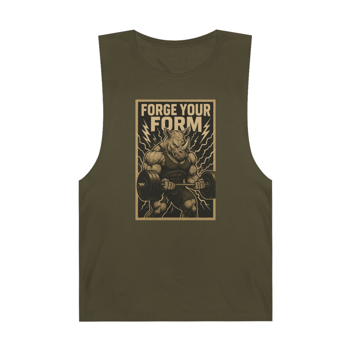 Grit Forge Athletics - "Forge Your Form" Weight Training Tank Top