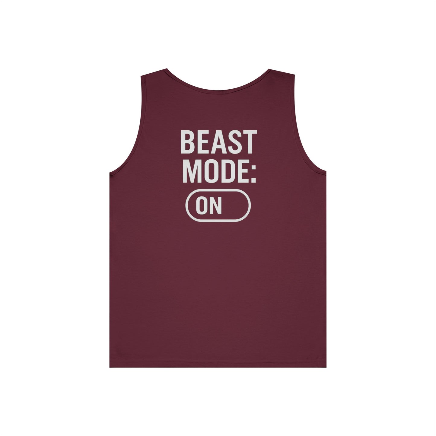Grit Forge Athletics - Beast Mode Heavy Cotton Tank Top for Gym Lovers