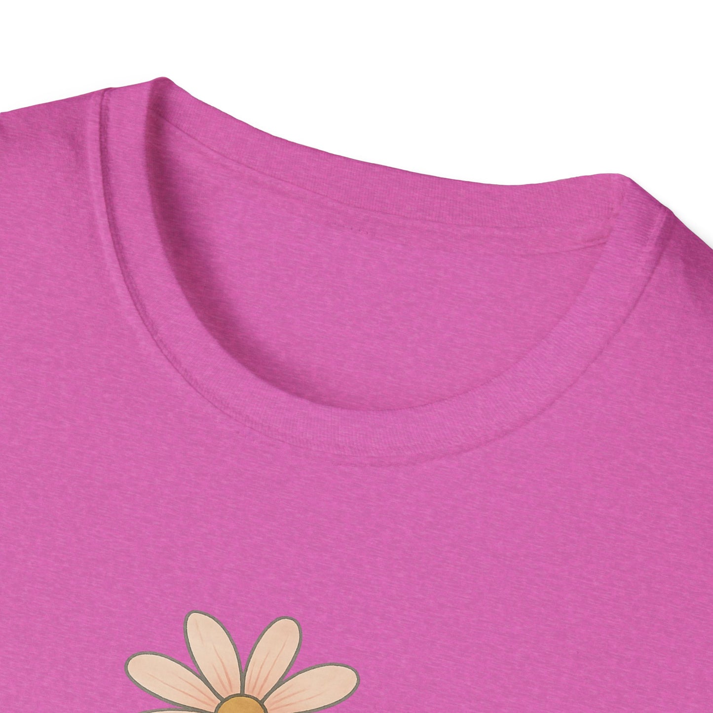 Breathe Floral Relaxed Fit Inspirational Tee-Shirt